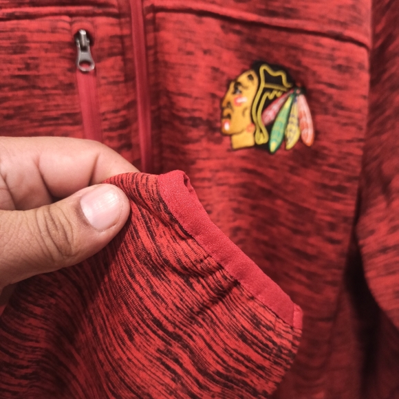 Chicago Blackhawks full zip up sweatshirt jacket - Picture 7 of 12